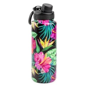 TAL Stainless Steel Ranger Tumbler 40 fl oz, Black Tropical in EUC